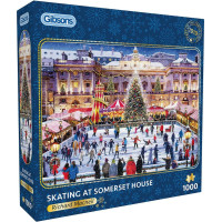 GIBSONS Puzzle Korčuľovanie pri Somerset House 1000 dielikov