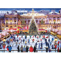 GIBSONS Puzzle Korčuľovanie pri Somerset House 1000 dielikov