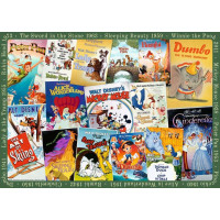 RAVENSBURGER Puzzle Disney: Vintage plagáty 1000 dielikov