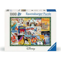 RAVENSBURGER Puzzle Disney: Vintage plagáty 1000 dielikov