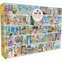GIBSONS Puzzle Európske pamiatky 1000 dielikov