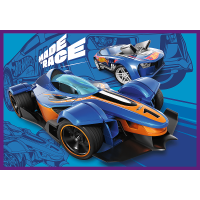 TREFL Puzzle Hot Wheels: Závodné autá 4x250 dielikov
