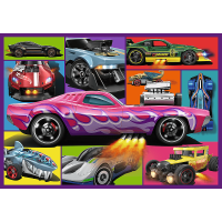 TREFL Puzzle Hot Wheels: Závodné autá 4x250 dielikov