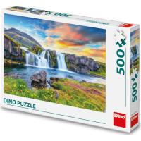 DINO Puzzle Islandský vodopád 500 dielikov