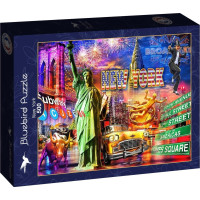 BLUEBIRD Puzzle Krásy New Yorku 500 dielikov