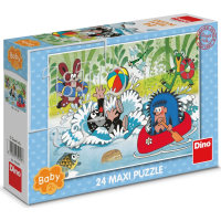 DINO Puzzle Krtko vo vode MAXI 24 dielikov