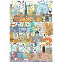 GIBSONS Puzzle Londýnska panoráma 1000 dielikov