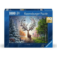 RAVENSBURGER Puzzle Magický jeleň 1000 dielikov