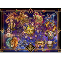 BLUEBIRD Puzzle Mapa zverokruhu 1500 dielikov