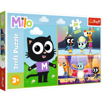 TREFL Puzzle Milo a mačky MAXI 24 dielikov