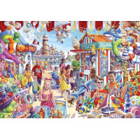 GIBSONS Puzzle Nákup suvenírov pri mori XL 250 dielikov