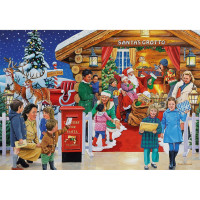 GIBSONS Puzzle Nezabudnuteľné Vianoce 4x500 dielikov