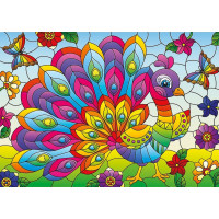 YAZZ Puzzle Páv 1000 dielikov