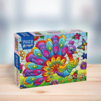 YAZZ Puzzle Páv 1000 dielikov