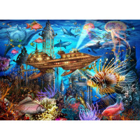 BLUEBIRD Puzzle Podvodné mesto 1500 dielikov