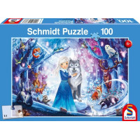 SCHMIDT Puzzle Princezná v zasneženom lese 100 dielikov