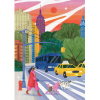 Puzzle Prejdi sa New Yorkom 500 dielikov