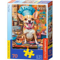 CASTORLAND Puzzle Psí kuchár 70 dielikov
