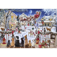 BLUEBIRD Puzzle Psy na verande 1000 dielikov
