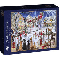 BLUEBIRD Puzzle Psy na verande 1000 dielikov
