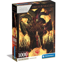 CLEMENTONI Puzzle Rod draka: Rhaenyra Targaryen 1000 dielikov