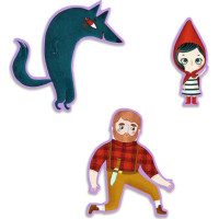 DJECO Puzzle s príbehom Červená čiapočka 35 dielikov
