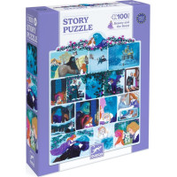 DJECO Puzzle s príbehom Kráska a zviera 100 dielikov