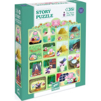 DJECO Puzzle s príbehom Tri Prasiatka 35 dielikov