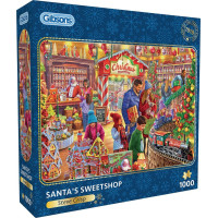 GIBSONS Puzzle Santova cukráreň 1000 dielikov