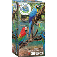EUROGRAPHICS Puzzle Save Our Planet: Papagáje Ara XL 250 dielikov