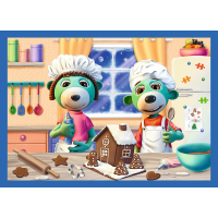 Puzzle Treflíci: Vianoce 4v1 (12,15,20,24 dielikov)