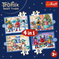 Puzzle Treflíci: Vianoce 4v1 (12,15,20,24 dielikov)
