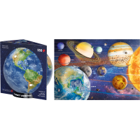 EUROGRAPHICS Puzzle v plechovej krabičke Planéty 550 dielikov