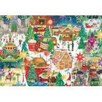 GIBSONS Puzzle Special Gold Edition: Vianoce po celom svete 500 dielikov