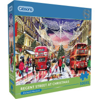 GIBSONS Puzzle Vianočné Regent Street XL 500 dielikov