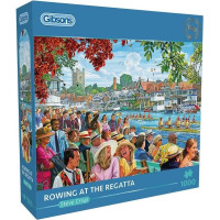 GIBSONS Puzzle Veslovanie na závode 1000 dielikov