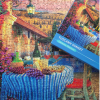 GIBSONS Puzzle Západ slnka v Toskánsku 1000 dielikov