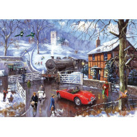 RAVENSBURGER Puzzle Železničný prejazd 1000 dielikov