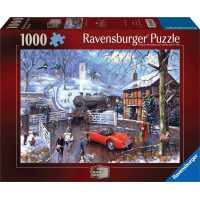 RAVENSBURGER Puzzle Železničný prejazd 1000 dielikov