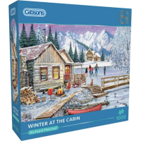 GIBSONS Puzzle Zima na chate 1000 dielikov