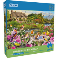 GIBSONS Puzzle Spev vtákov pri potoku XL 250 dielikov