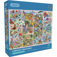 GIBSONS Puzzle Zvedavé zvieratká 1000 dielikov