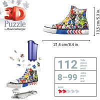RAVENSBURGER 3D puzzle Kecka Ježko Sonic 112 dielikov