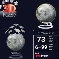 RAVENSBURGER 3D Svietiaci puzzleball Mesiac 73 dielikov