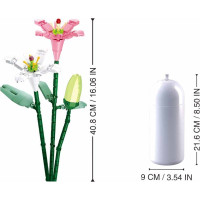 Sluban Flowers M38-B1101-07 Ľalia vo váze