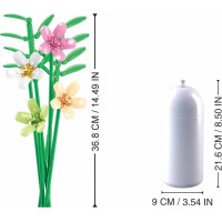 Sluban Flowers M38-B1101-13 Frézia vo váze
