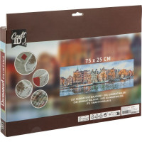 CRAFT ID Diamantové maľovanie Amsterdam 75x25cm