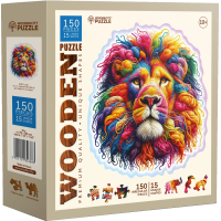 WOODEN CITY Drevené puzzle Jemný lev 150 dielikov