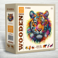WOODEN CITY Drevené puzzle Jemný tiger 250 dielikov