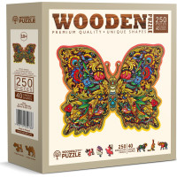 WOODEN CITY Drevené puzzle Kráľovské krídla 250 dielikov